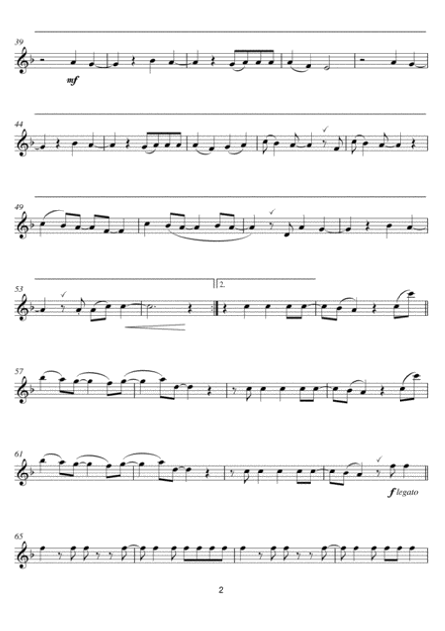 Right Place Right Time Right Place Right Time Flute Solo scores gallery preview page 2