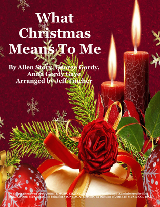 Book cover for What Christmas Means To Me