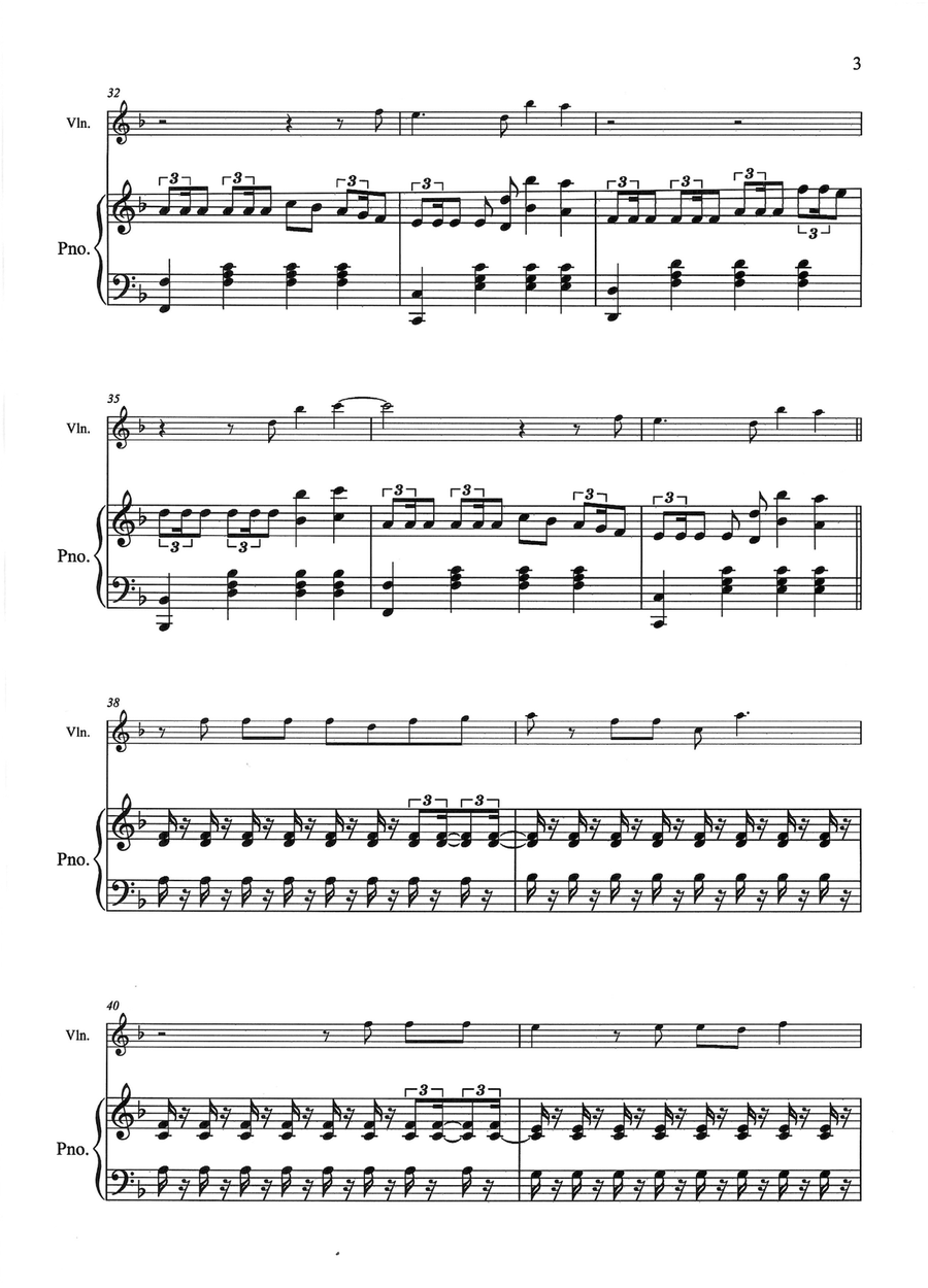 Faded Faded Violin Solo scores gallery preview page 3