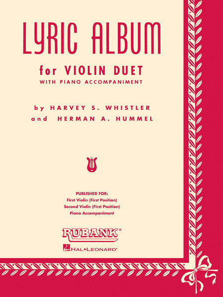 Violin Duet Collections - Lyric Album (Complete, Duet Parts And Piano)