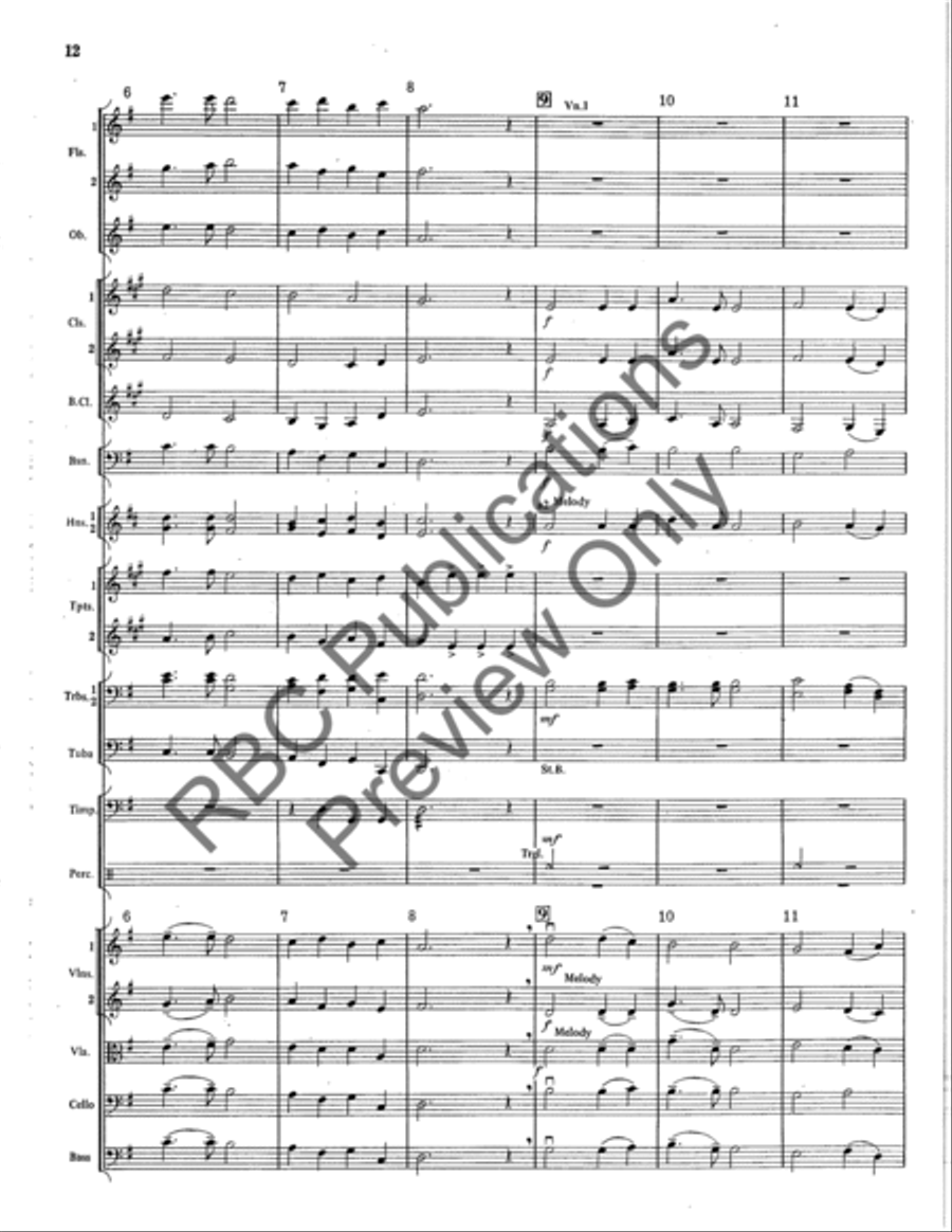 Gloria And Alleluia Gloria And Alleluia Full Orchestra scores gallery preview page 13