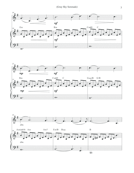 Gray Sky Serenade - Solo Violin & Piano image number null
