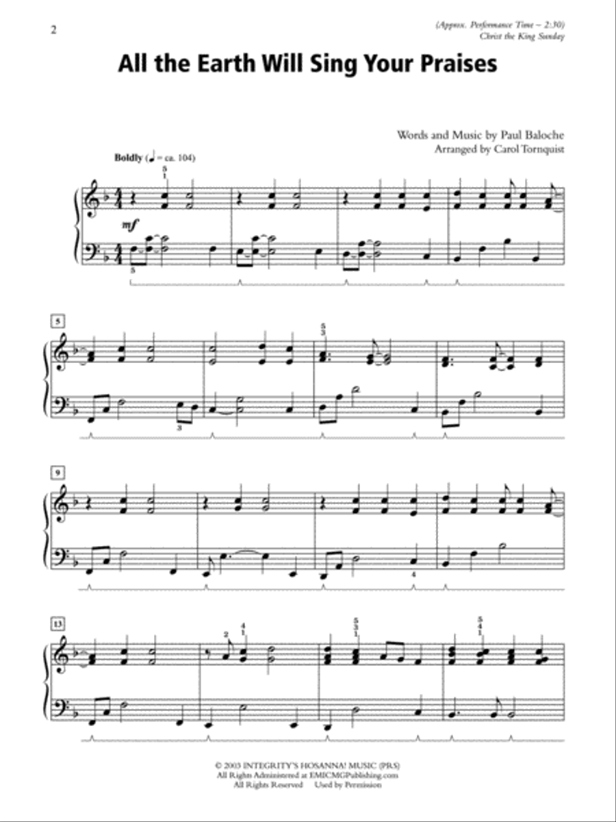 What Praise Can I Play on Sunday?, Book 6 Piano Solo scores gallery preview page 2