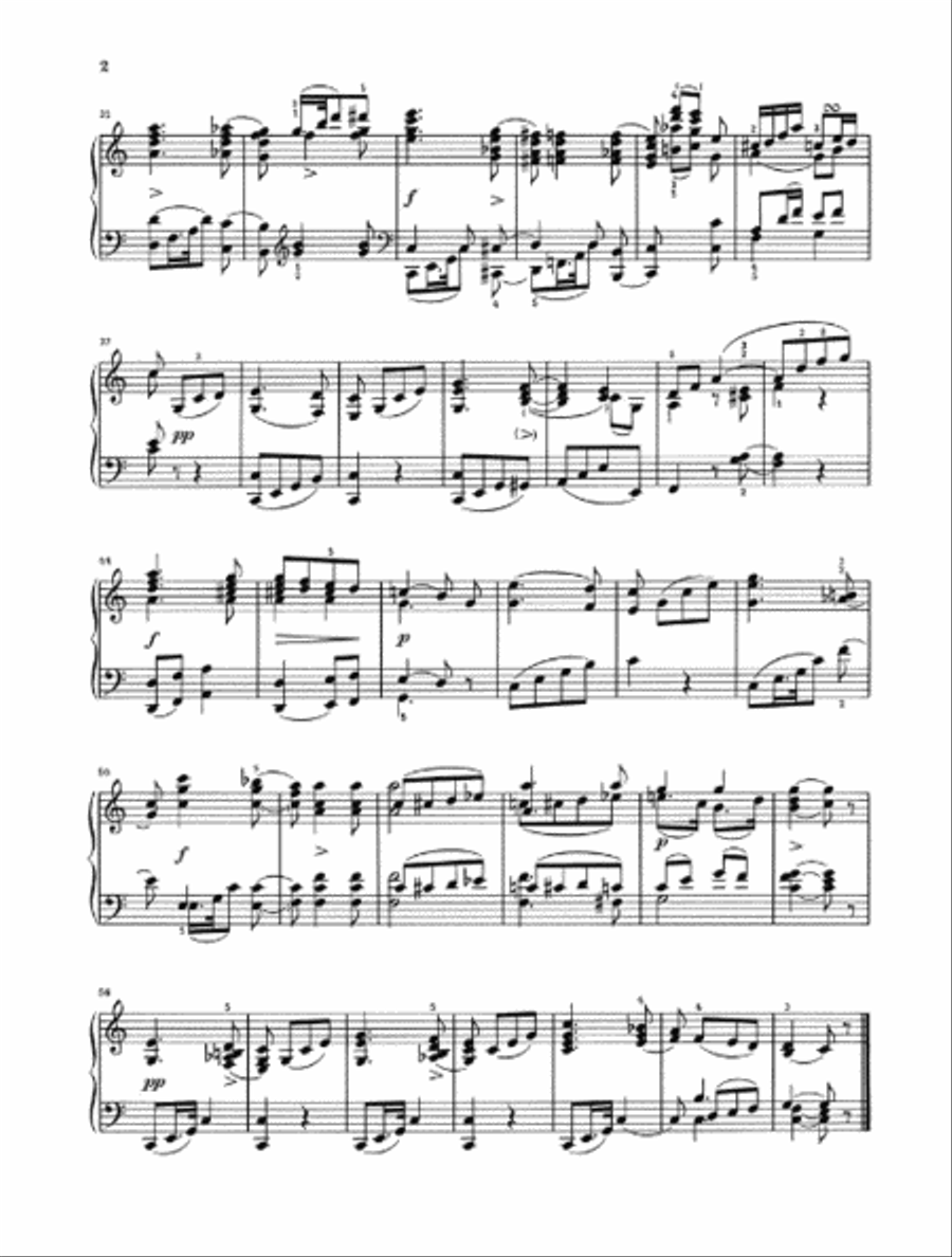 Piano Pieces – Piano Variations Piano Solo scores gallery preview page 3