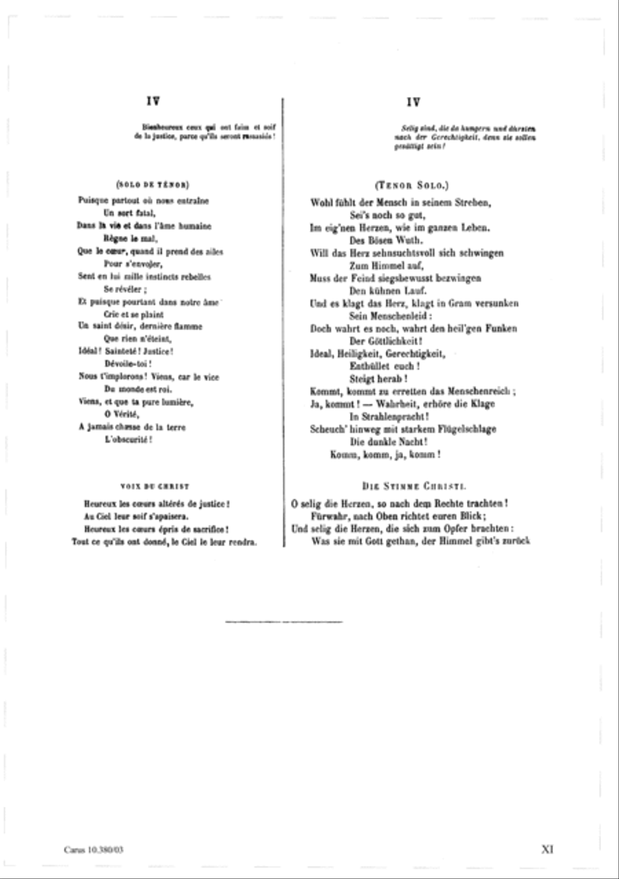 Les Beatitudes Choir scores gallery preview page 12