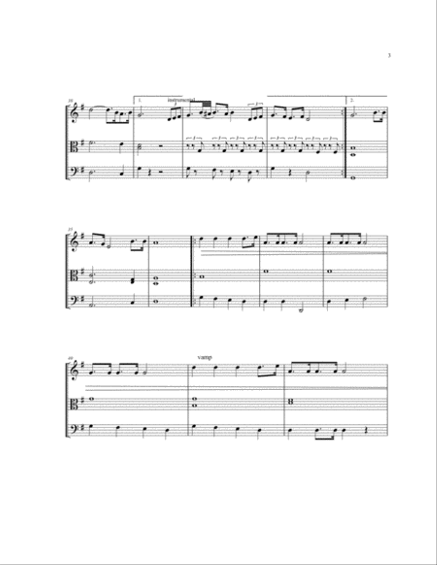 Yellow Submarine String Trio scores gallery preview page 3