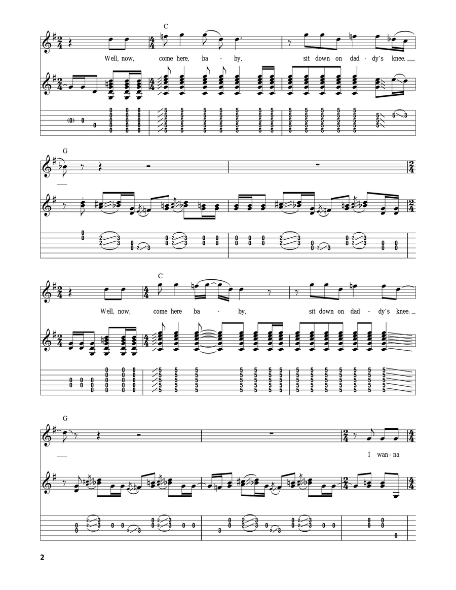 Rollin' And Tumblin' Rollin' And Tumblin' Acoustic Guitar scores gallery preview page 2