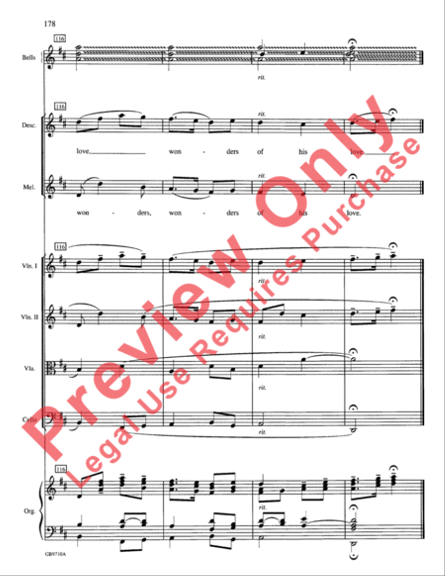 A Festival of Lessons and Carols Choir scores gallery preview page 179