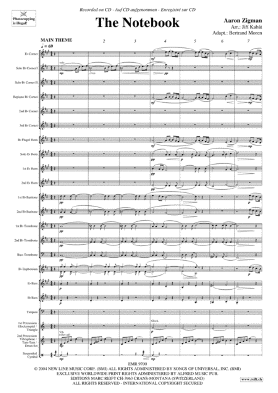The Notebook Brass Band scores gallery preview page 4