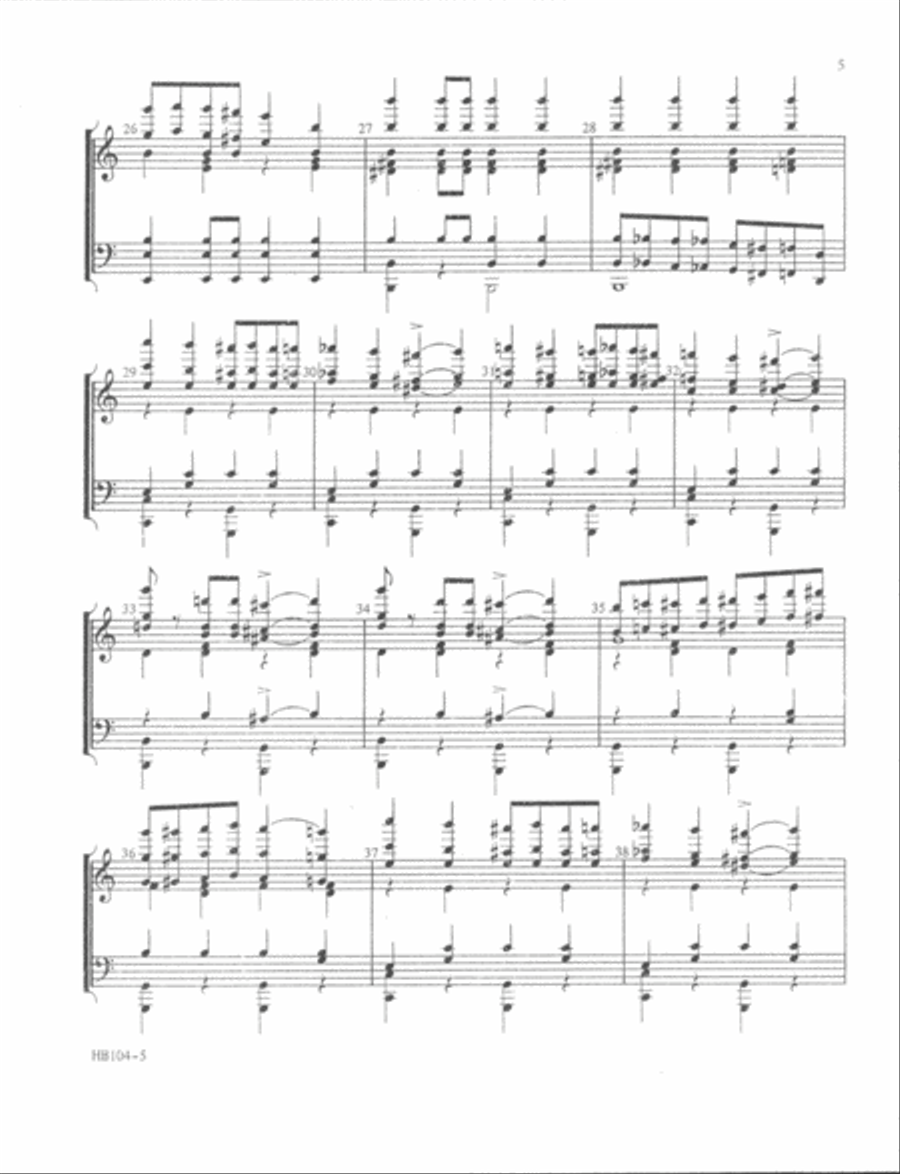 Entry of the Gladiators Handbell Choir scores gallery preview page 5