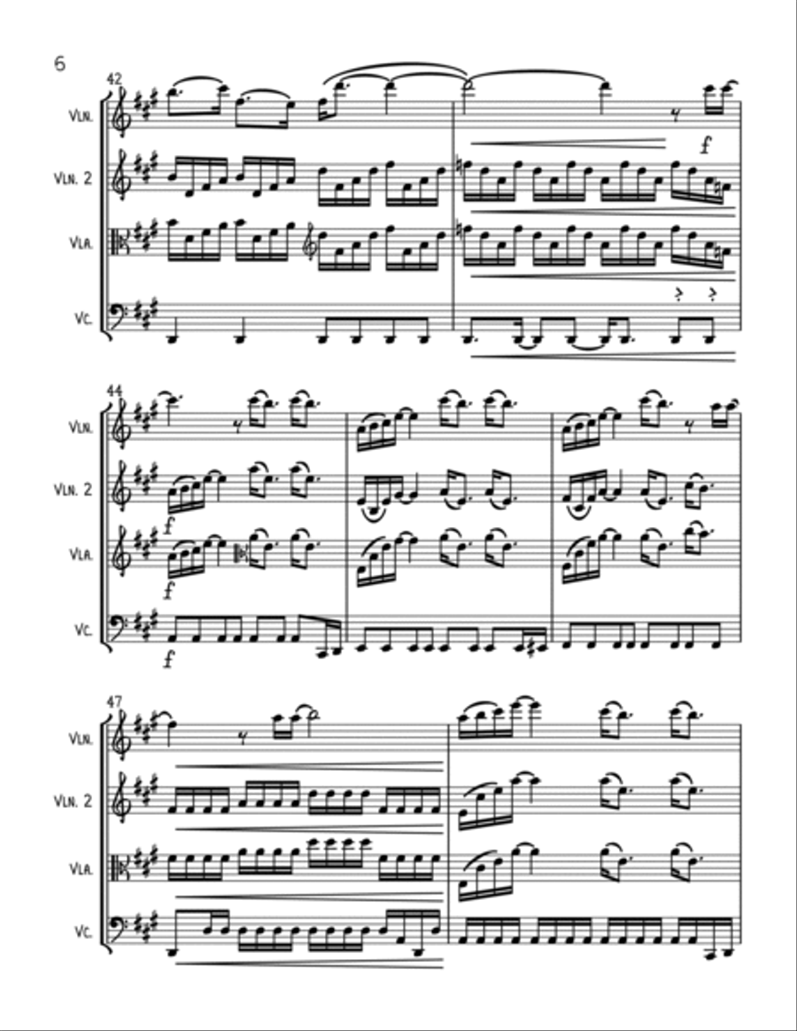 Never Enough String Trio scores gallery preview page 6