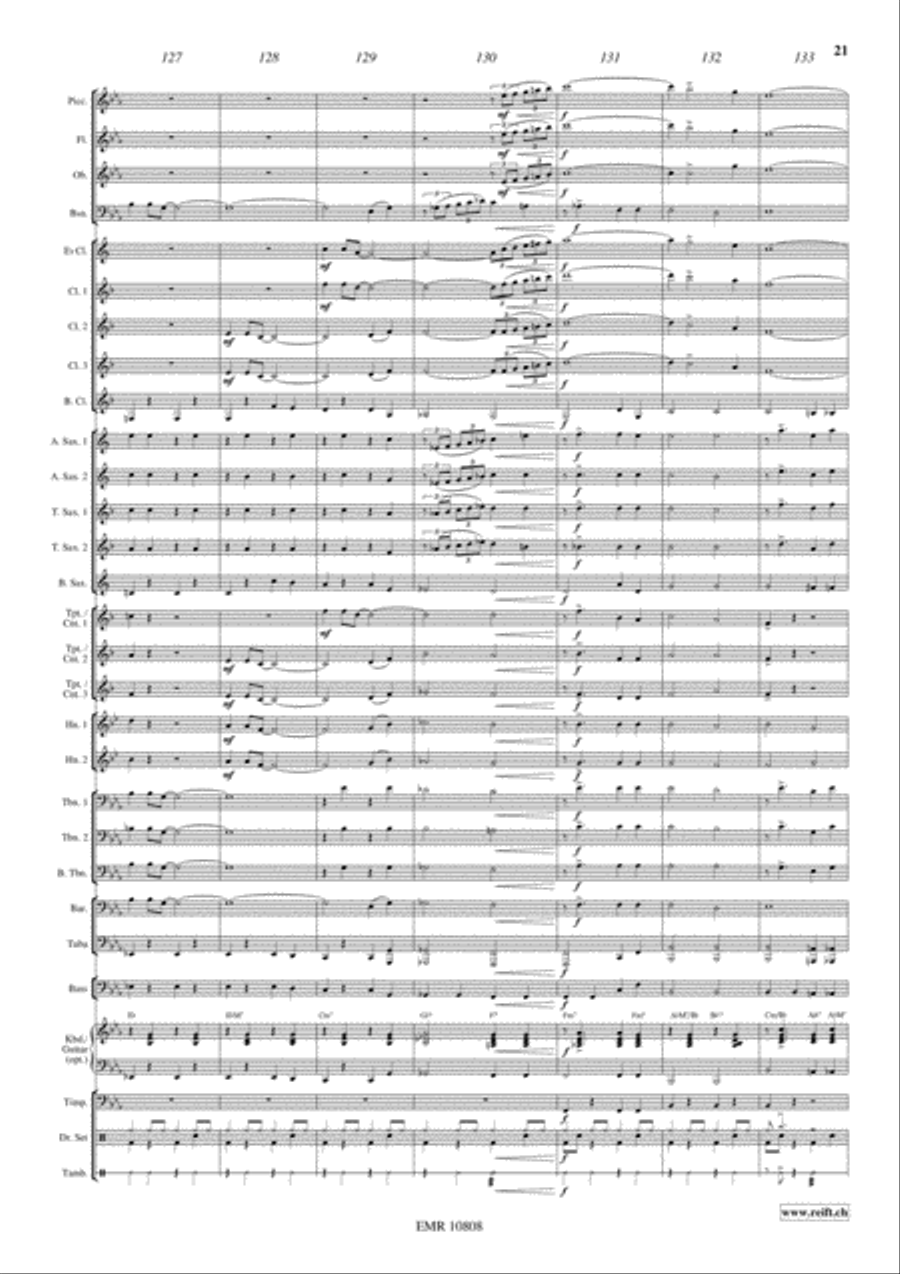 Gershwin Medley Gershwin Medley Concert Band scores gallery preview page 22