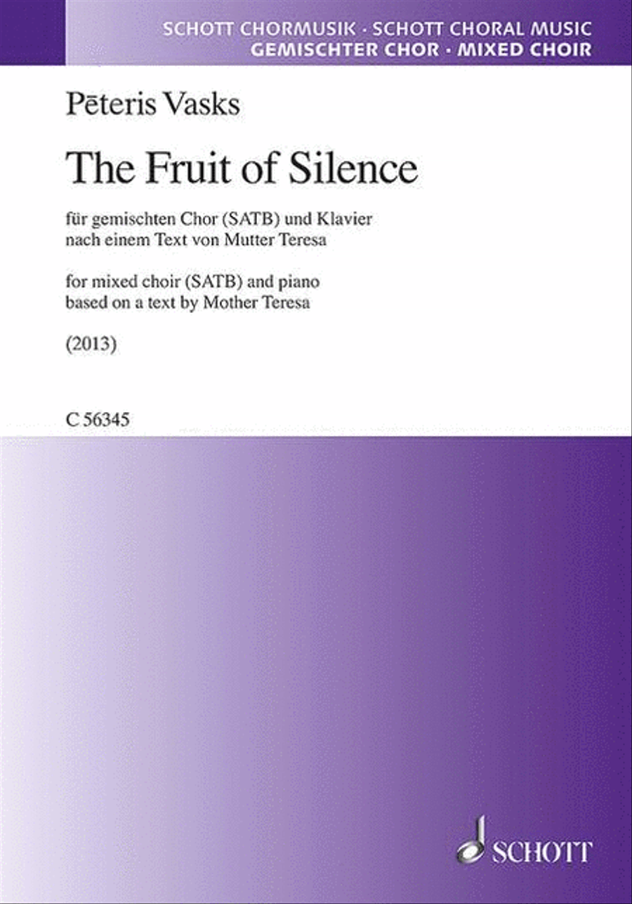 The Fruit of Silence Mixed Choir scores gallery preview page 1