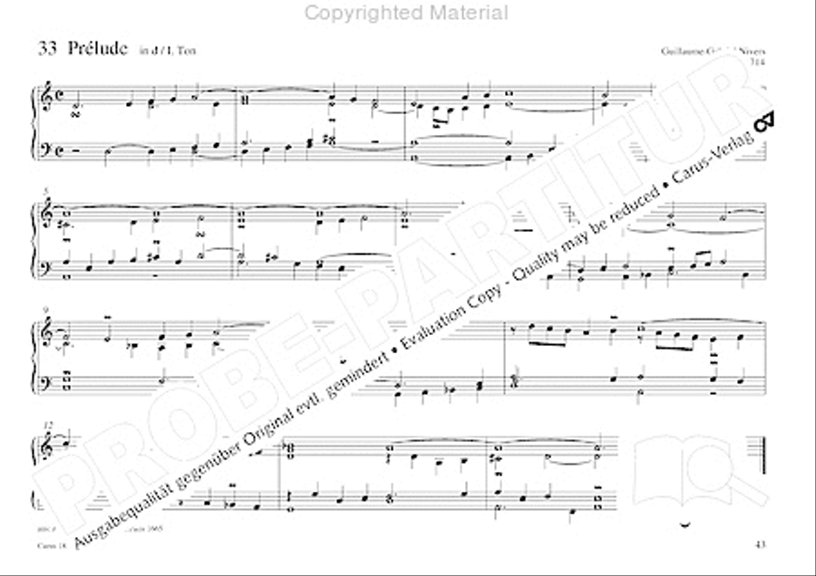 Organo pleno. Orgelstucke zum Ein- und Auszug Organ Solo scores gallery preview page 51