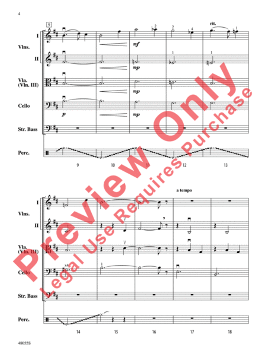 Harry Potter -- Wizards Unite---Selections from the Real-World Augmented Reality Mobile Game String Orchestra scores gallery preview page 5