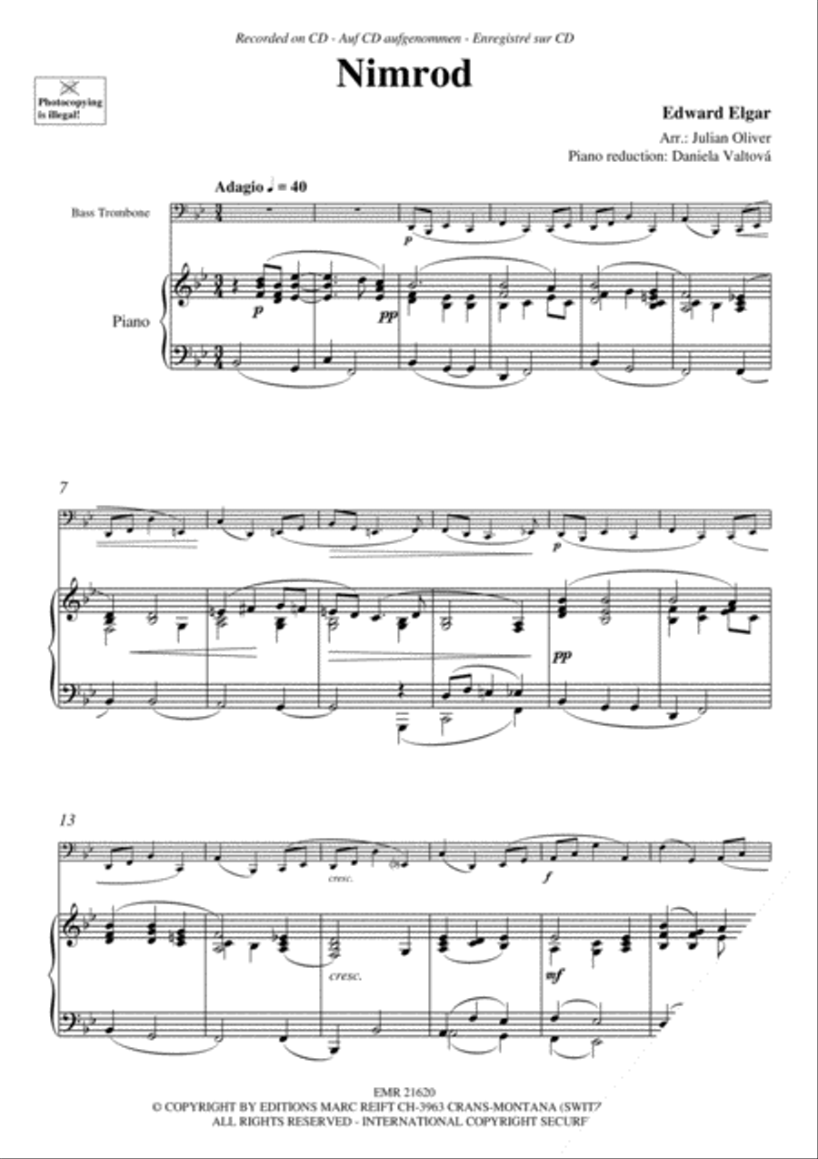 Nimrod Nimrod Bass Trombone scores gallery preview page 3