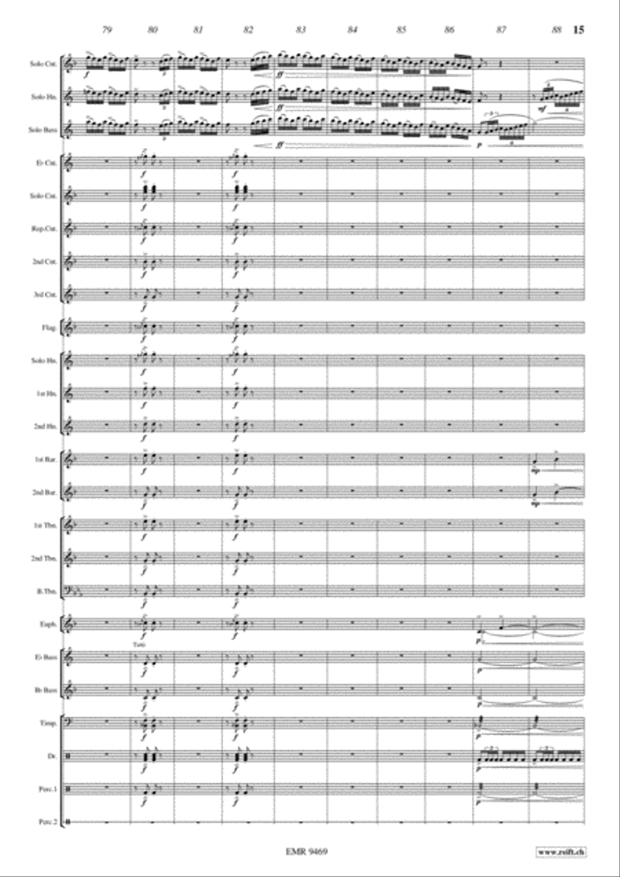 Three Stars In The Sky Brass Trio scores gallery preview page 15