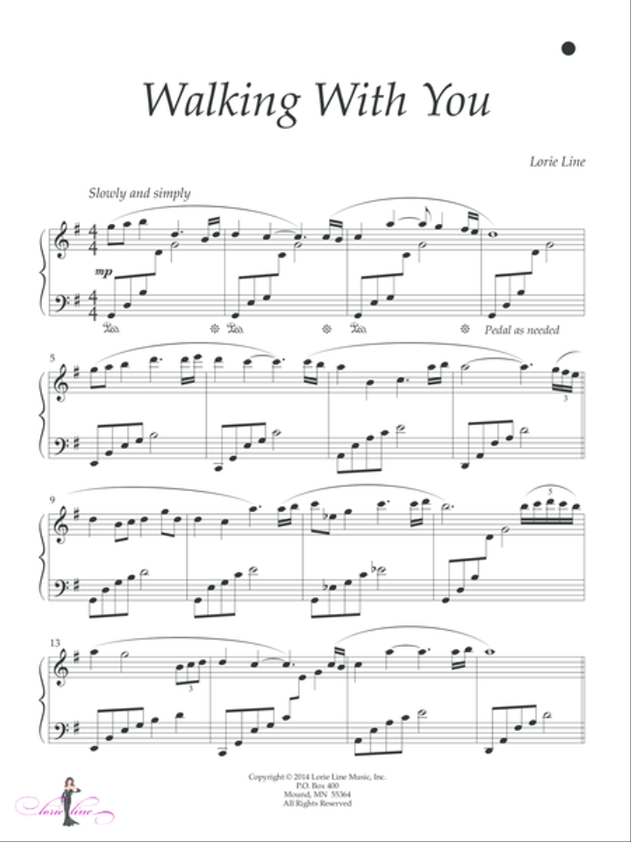Walking With You Walking With You Piano Solo scores gallery preview page 2