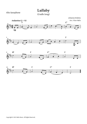 Brahms Lullaby - Alto Sax (solo)