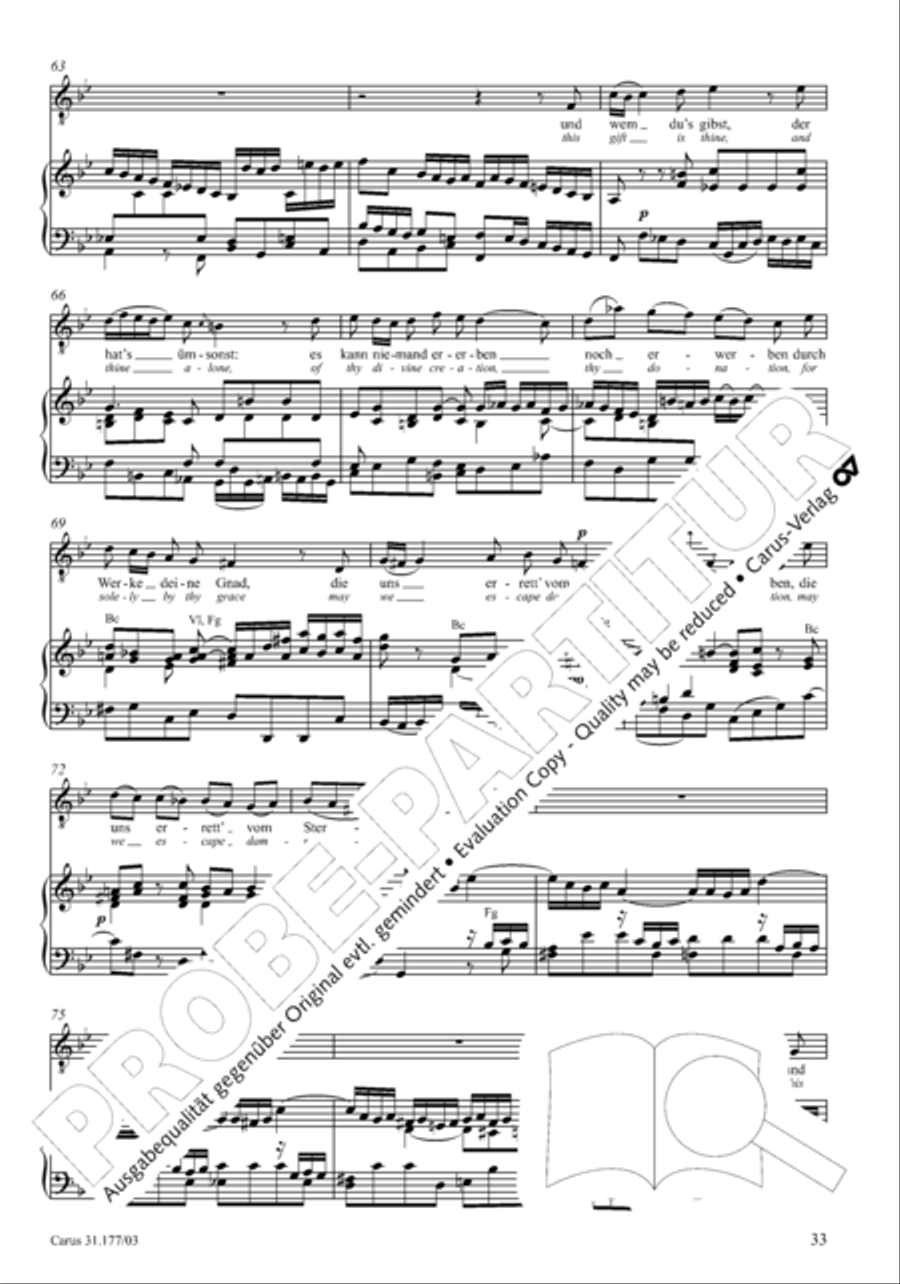 I cry to thee, Lord Jesus Christ (Ich ruf zu dir, Herr Jesu Christ) 4-Part scores gallery preview page 34