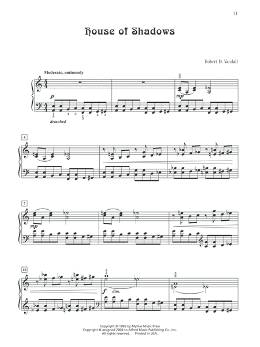 Halloween Favorites, Book 4 Piano Solo scores gallery preview page 3