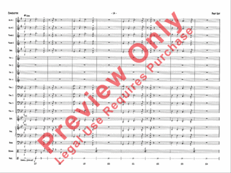 Phat Kat Jazz Ensemble scores gallery preview page 17