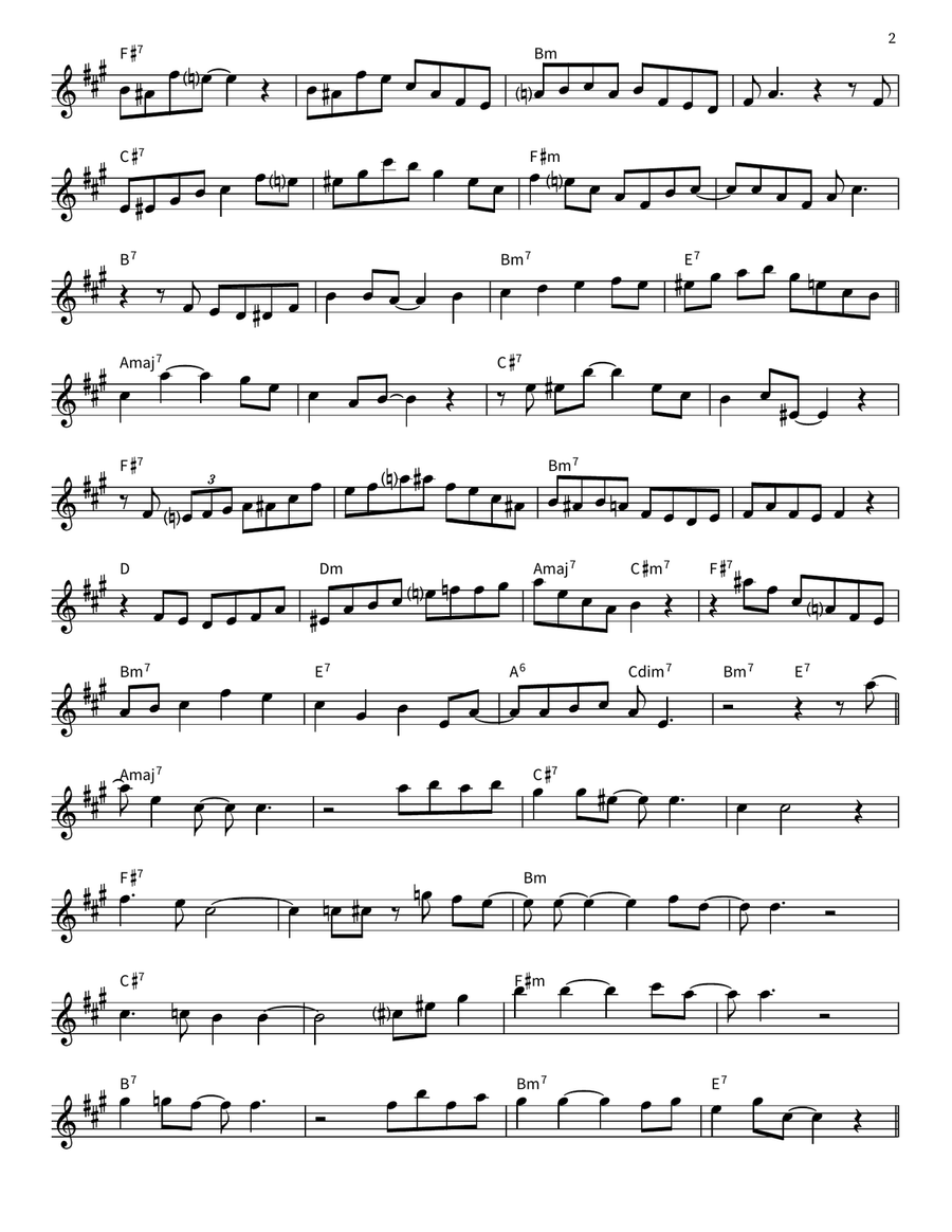 All Of Me All Of Me Alto Saxophone scores gallery preview page 2