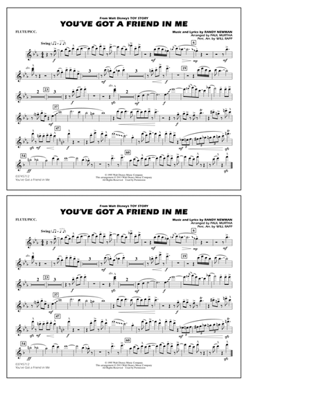 You've Got a Friend in Me (from Toy Story 2) (arr. Paul Murtha) - Flute/Piccolo