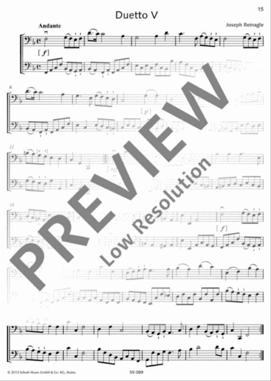 12 Progressive Duets 12 Progressive Duets Cello scores gallery preview page 16