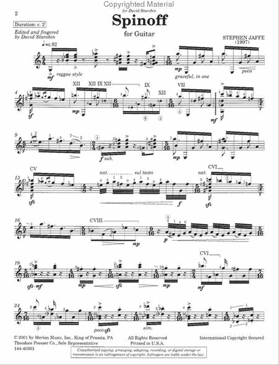 Spinoff Chamber Music scores gallery preview page 2