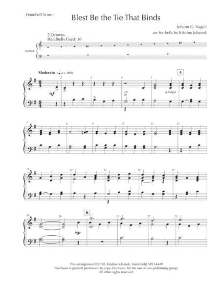 Summer Bells - 12 Hymns for 2-octaves (15 - 18 bells, reproducible) image number null