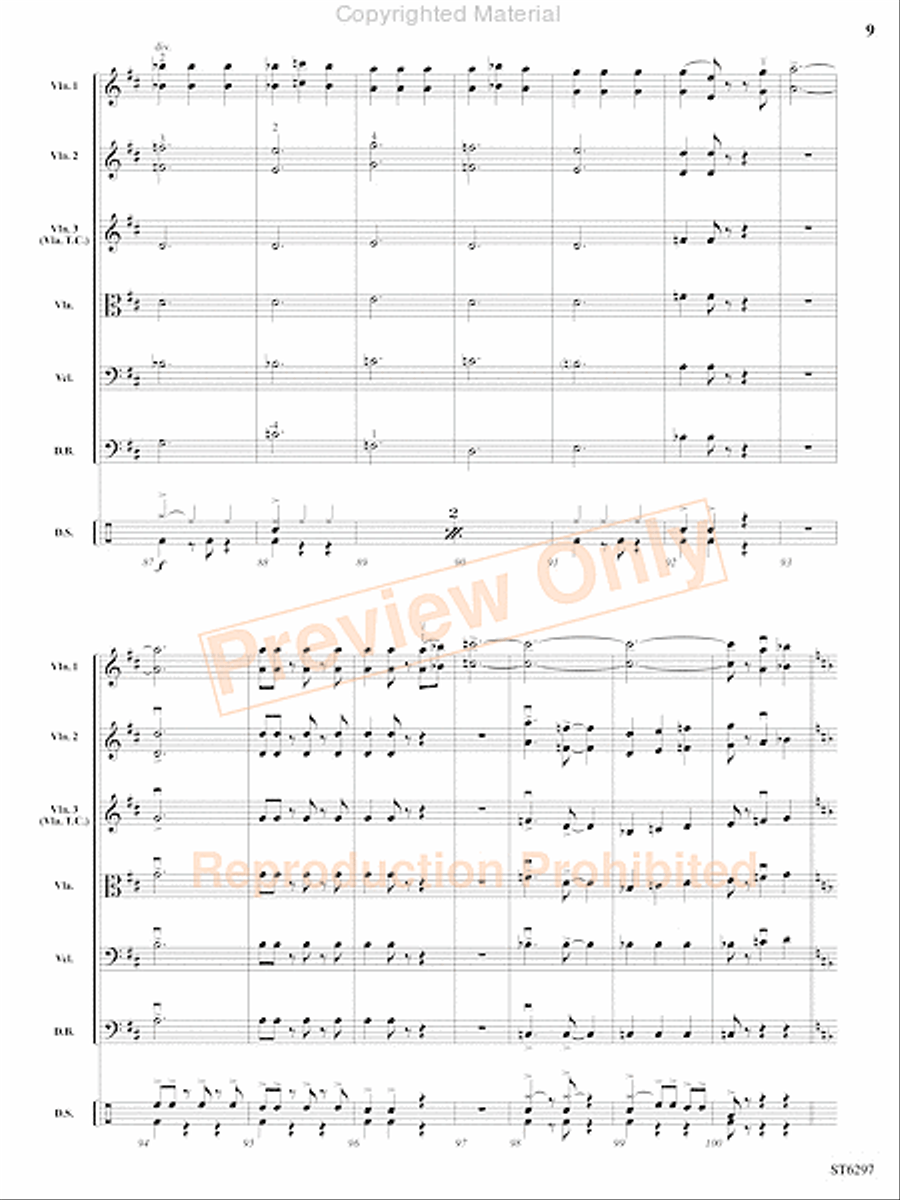 It's the Most Wonderful Time of the Year String Orchestra scores gallery preview page 10