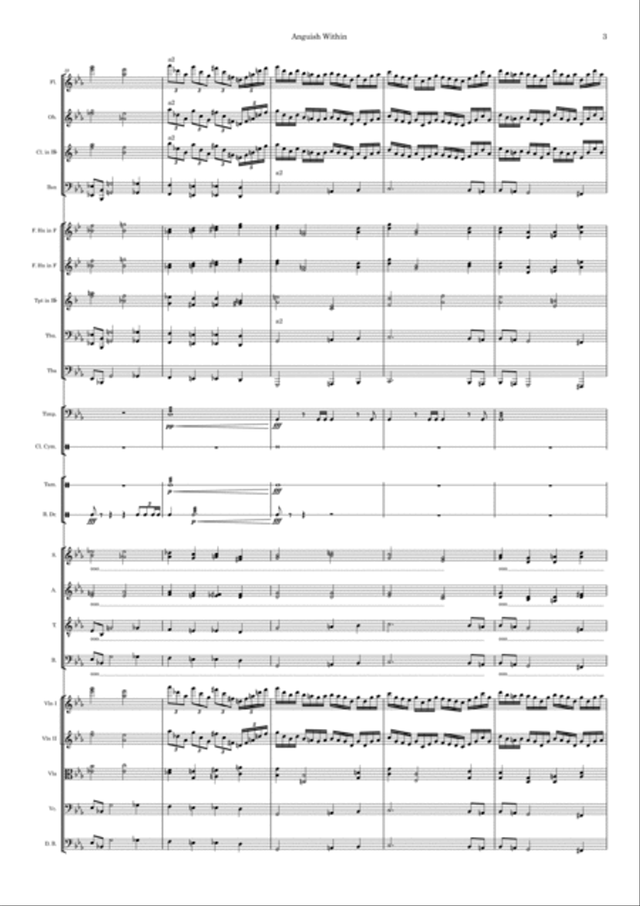 Anguish Within 4-Part scores gallery preview page 3