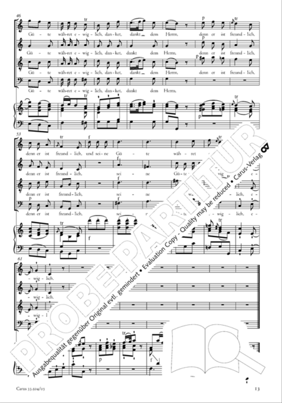 Dank-Hymne der Freundschaft 4-Part scores gallery preview page 14
