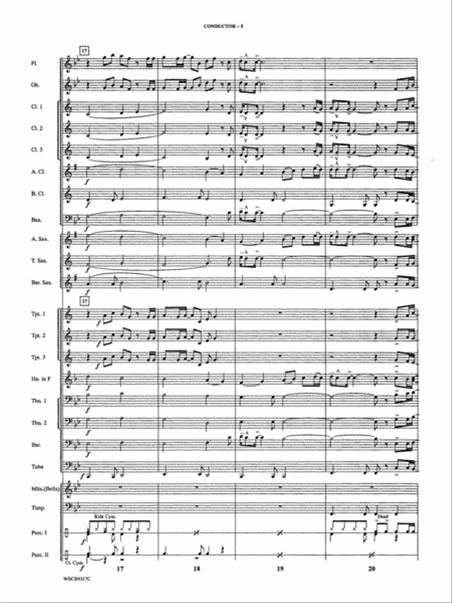 Heal the World: Score Concert Band scores gallery preview page 6
