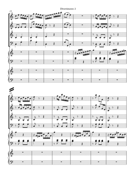 Haydn - Divertimento Hob. XIV 4 - Keyboard Ensemble image number null