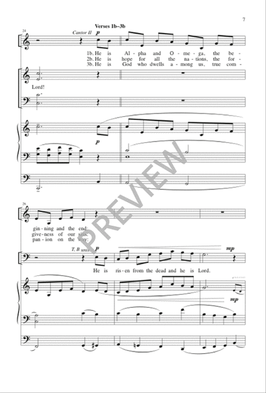 At Jesus' Name 4-Part scores gallery preview page 7