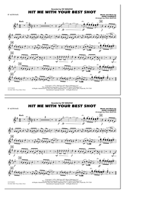 Book cover for Hit Me with Your Best Shot - Eb Alto Sax