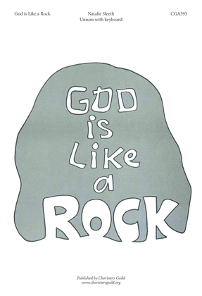 Book cover for God Is Like a Rock