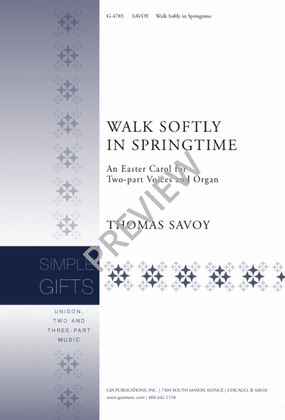 Book cover for Walk Softly in Springtime