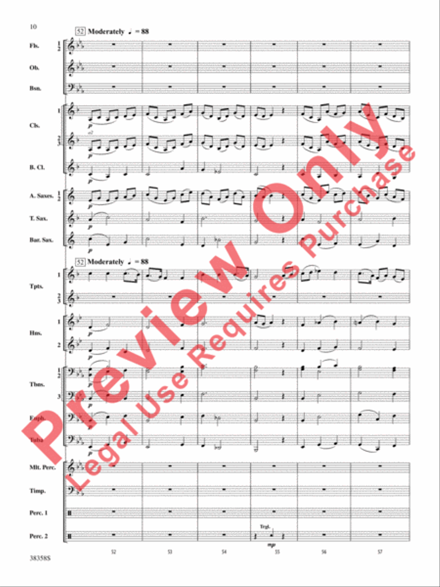 Folksongs from the Eastern Counties Concert Band scores gallery preview page 11