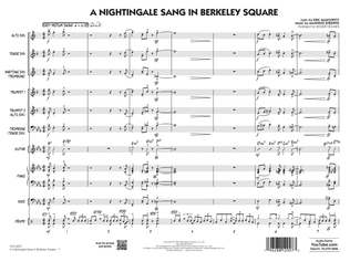 Book cover for A Nightingale Sang In Berkeley Square (arr. Roger Holmes) - Full Score