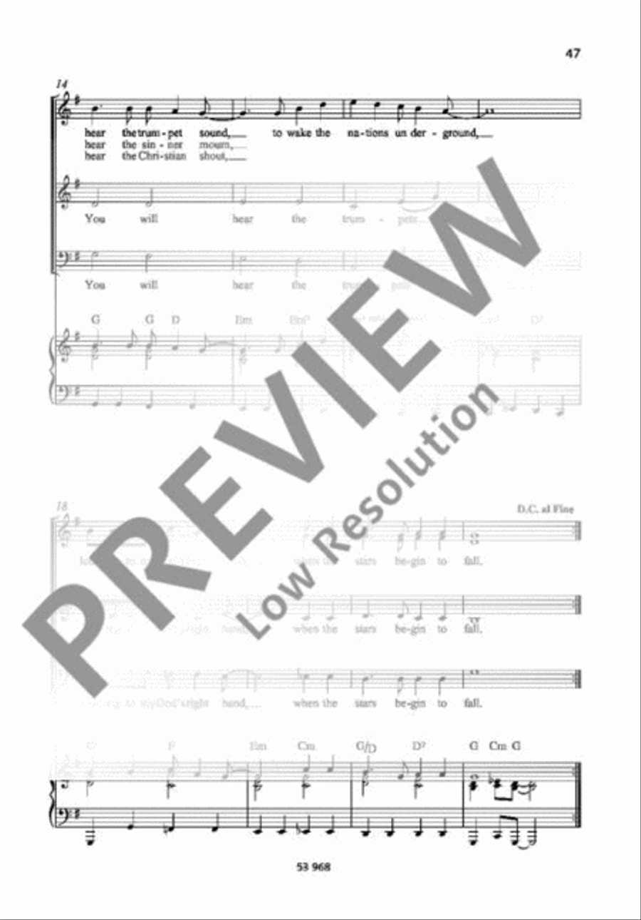 My Lord, What A Mourning My Lord, What A Mourning 3-Part scores gallery preview page 3