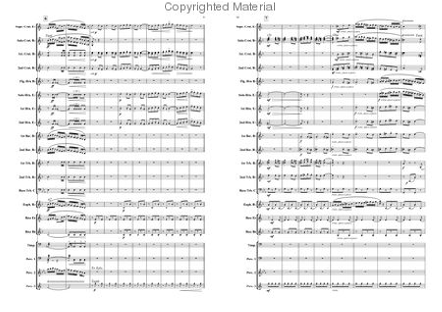 Entrance of the Emperor and his Court Brass Band scores gallery preview page 6