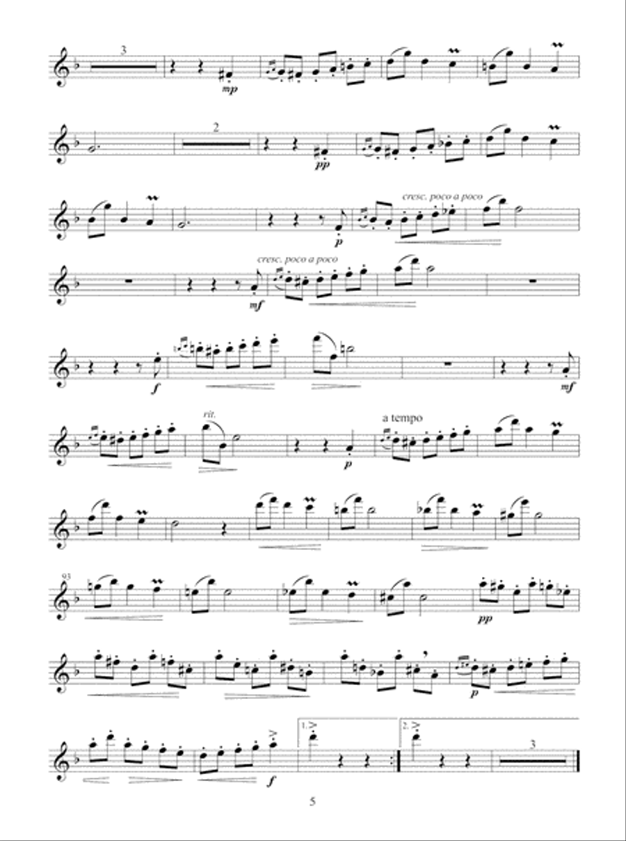 Solo Pieces for the Advanced Treble/Alto Recorder Alto Recorder scores gallery preview page 6