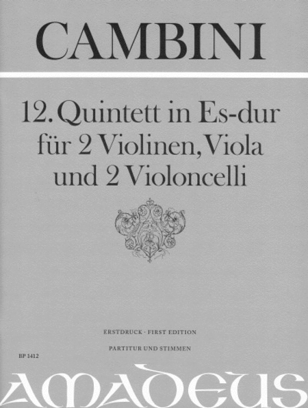 Quintet No. 12 in E flat