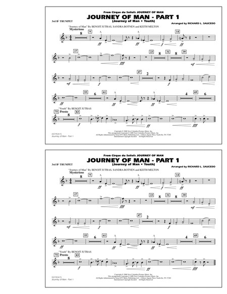 Journey of Man - Part 1 (Journey of Man: Youth) - 3rd Bb Trumpet