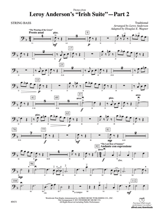 Leroy Anderson's Irish Suite, Part 2 (Themes from): String Bass