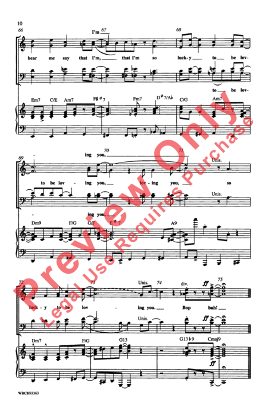 Time After Time 4-Part scores gallery preview page 9