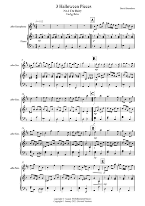 3 Halloween Pieces for Alto Saxophone And Piano